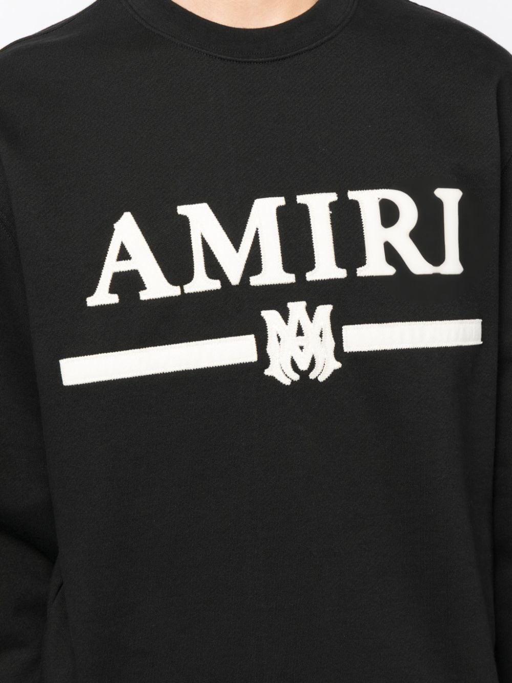 Brand Logo-print Black sweatshirt