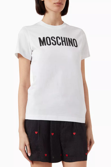 Moschino  Follow Logo-print T-shirt in Cotton