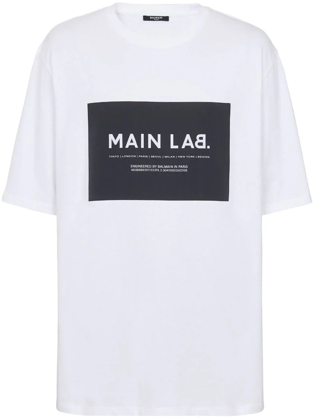 Slogan-print cotton Oversized T-shirt White