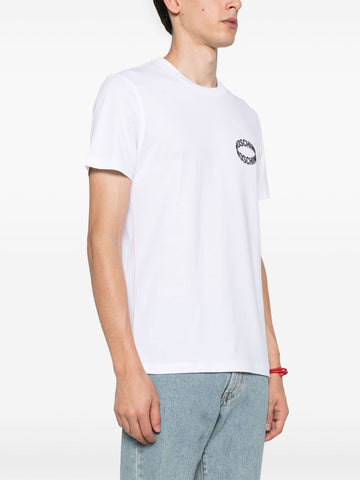 Brand logo-print cotton T-shirt White