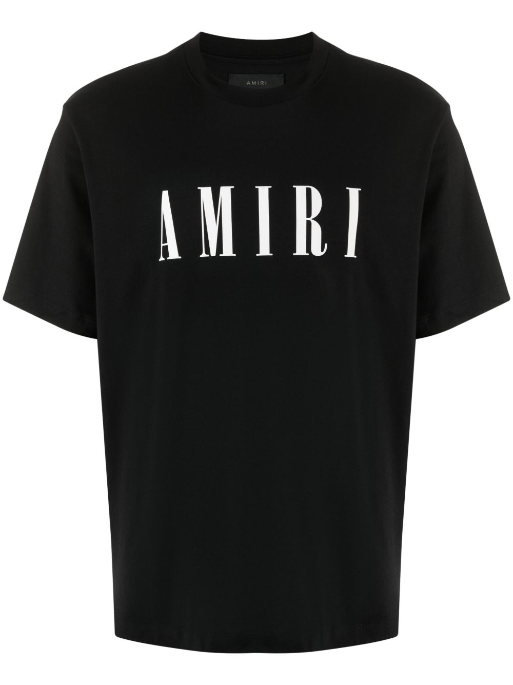 Brand logo-print cotton Black Regular Fit T-shirt