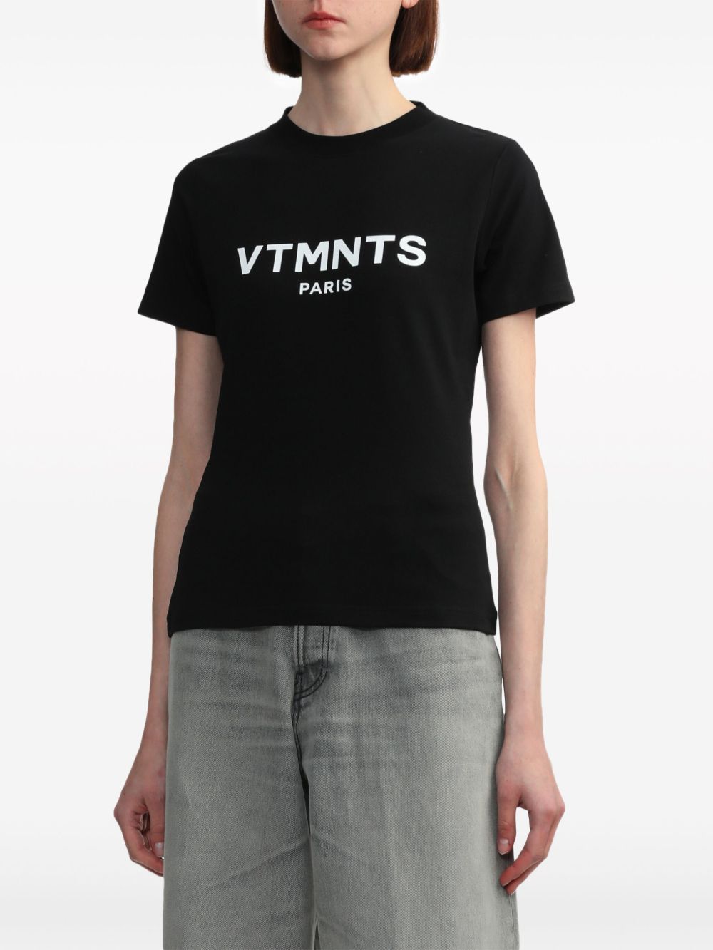 VTMNTS logo-print cotton T-shirt