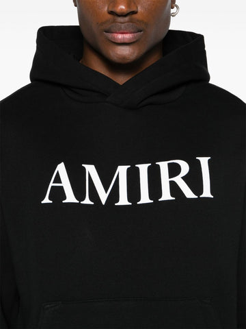 AMIRI logo-lettering cotton hoodie