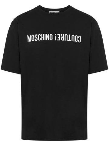 Iconic Logo-print cotton T-shirt (Black)