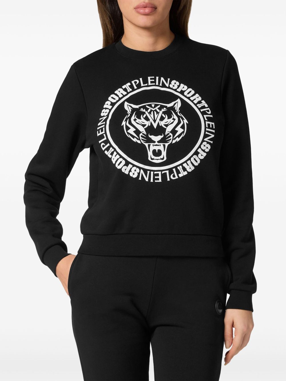 Exclusive  Plein Sport tiger-print sweatshirt