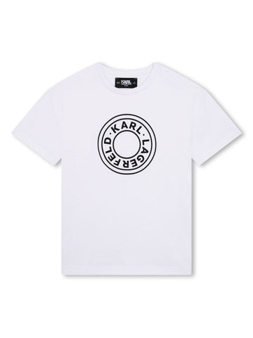 Karl Lagerfeld Unisex logo-print cotton T-shirt