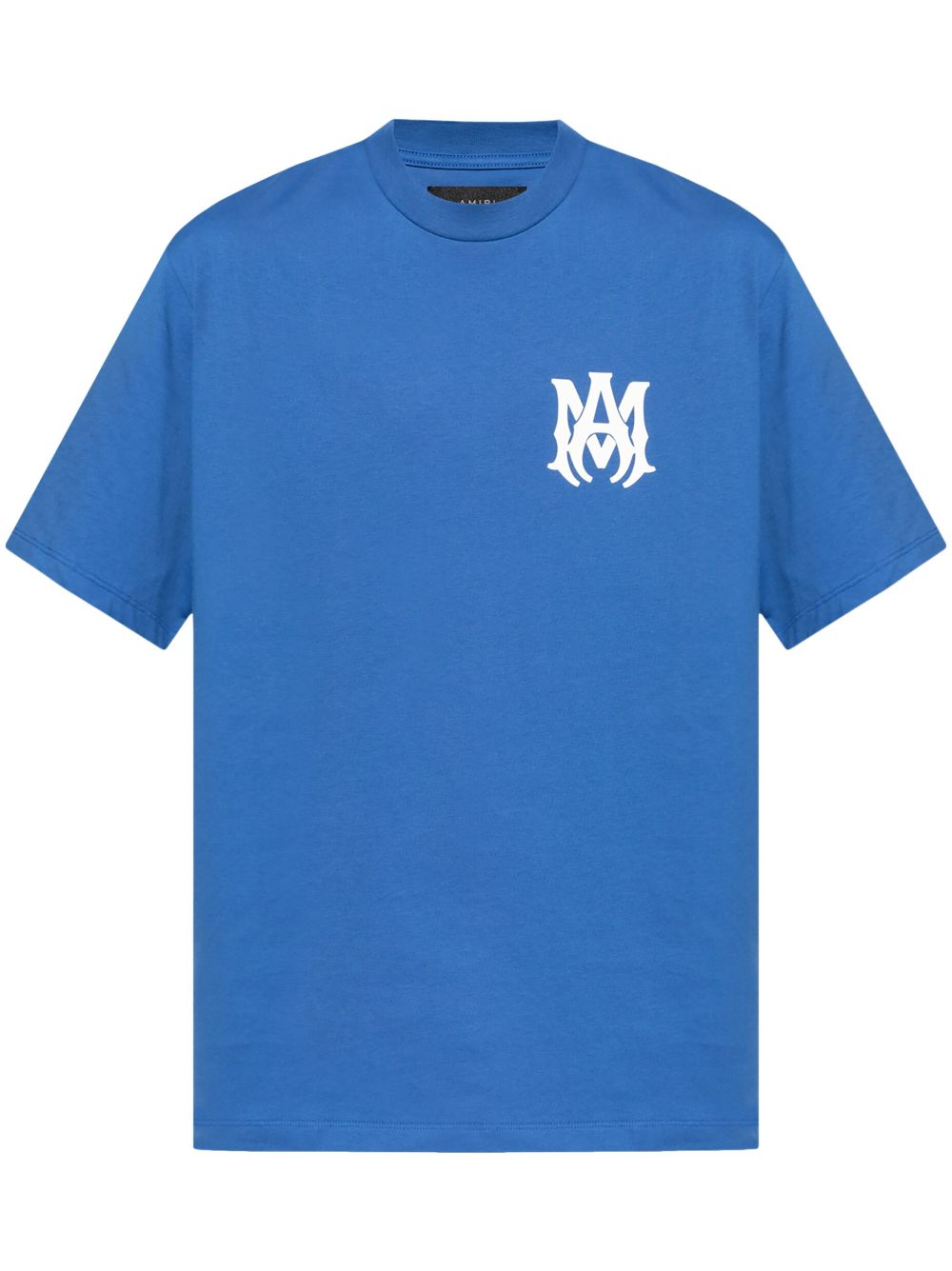 Brand logo-print cotton Blue T-shirt