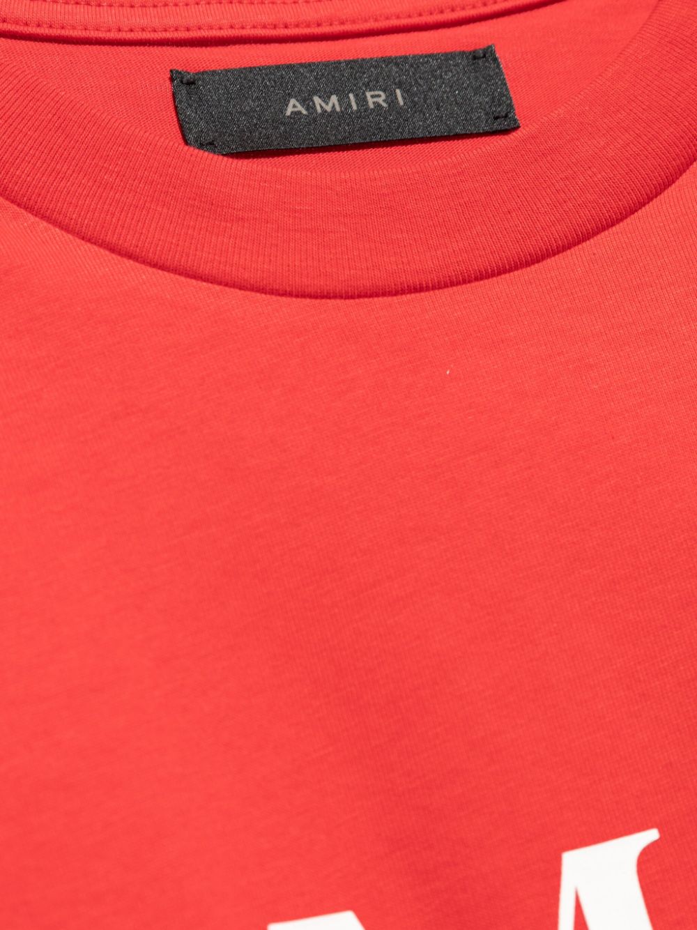 Brand Logo-print on Red cotton T-shirt