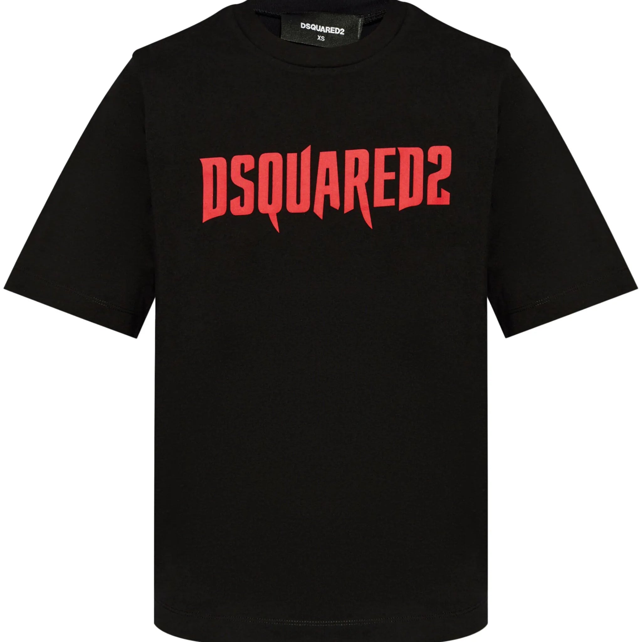 Horror logo-print cotton Unisex T-shirt Black