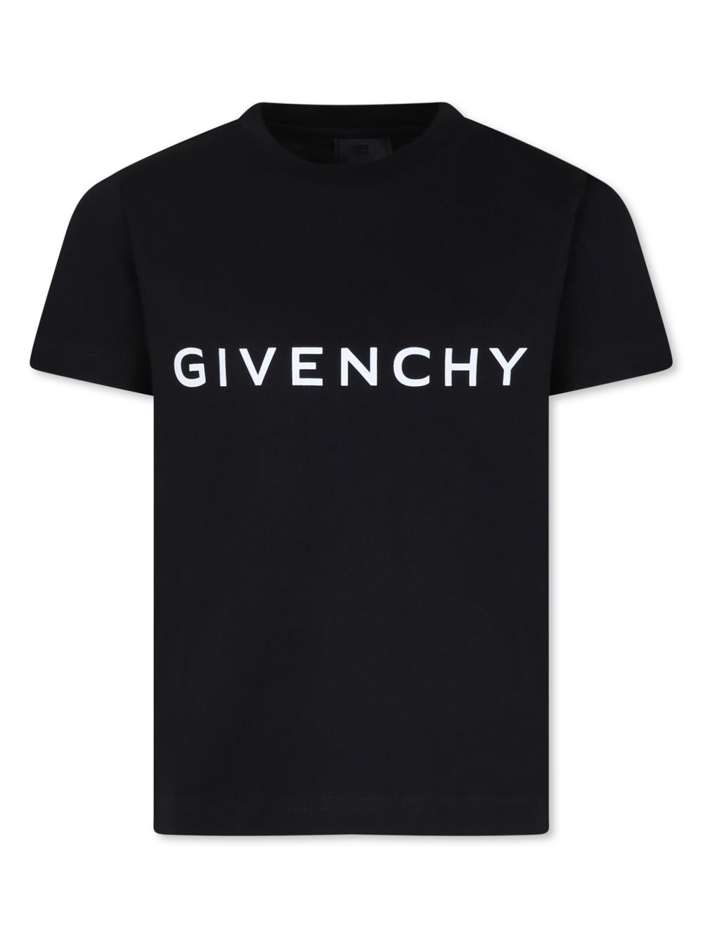 Simple logo-print Pure-cotton T-shirt