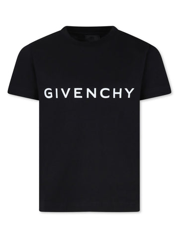 Simple logo-print Pure-cotton T-shirt