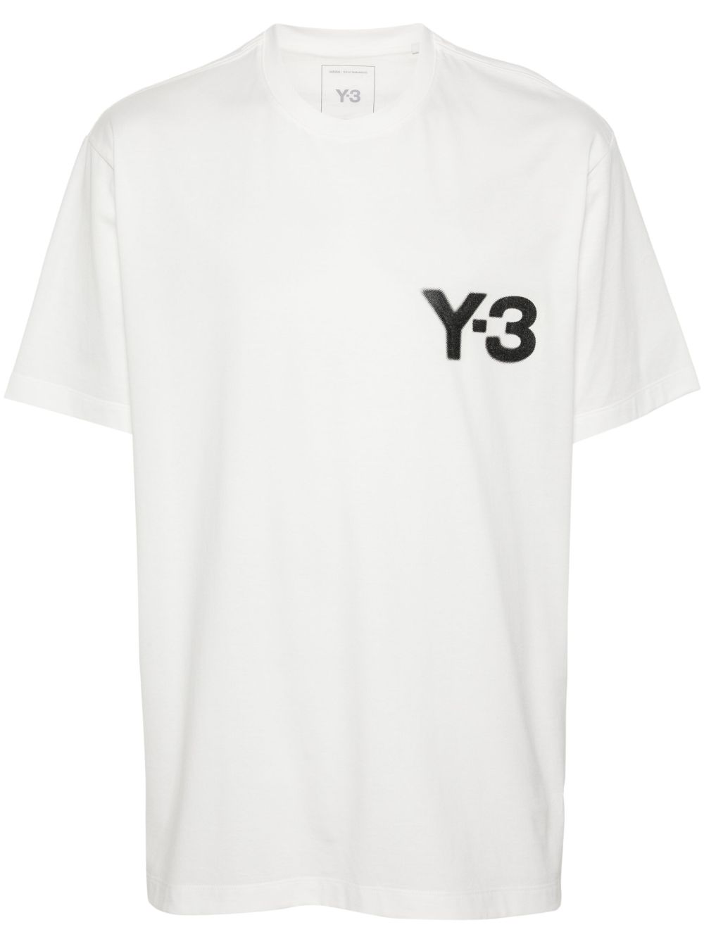 Y-3 logo-print White T-shirt