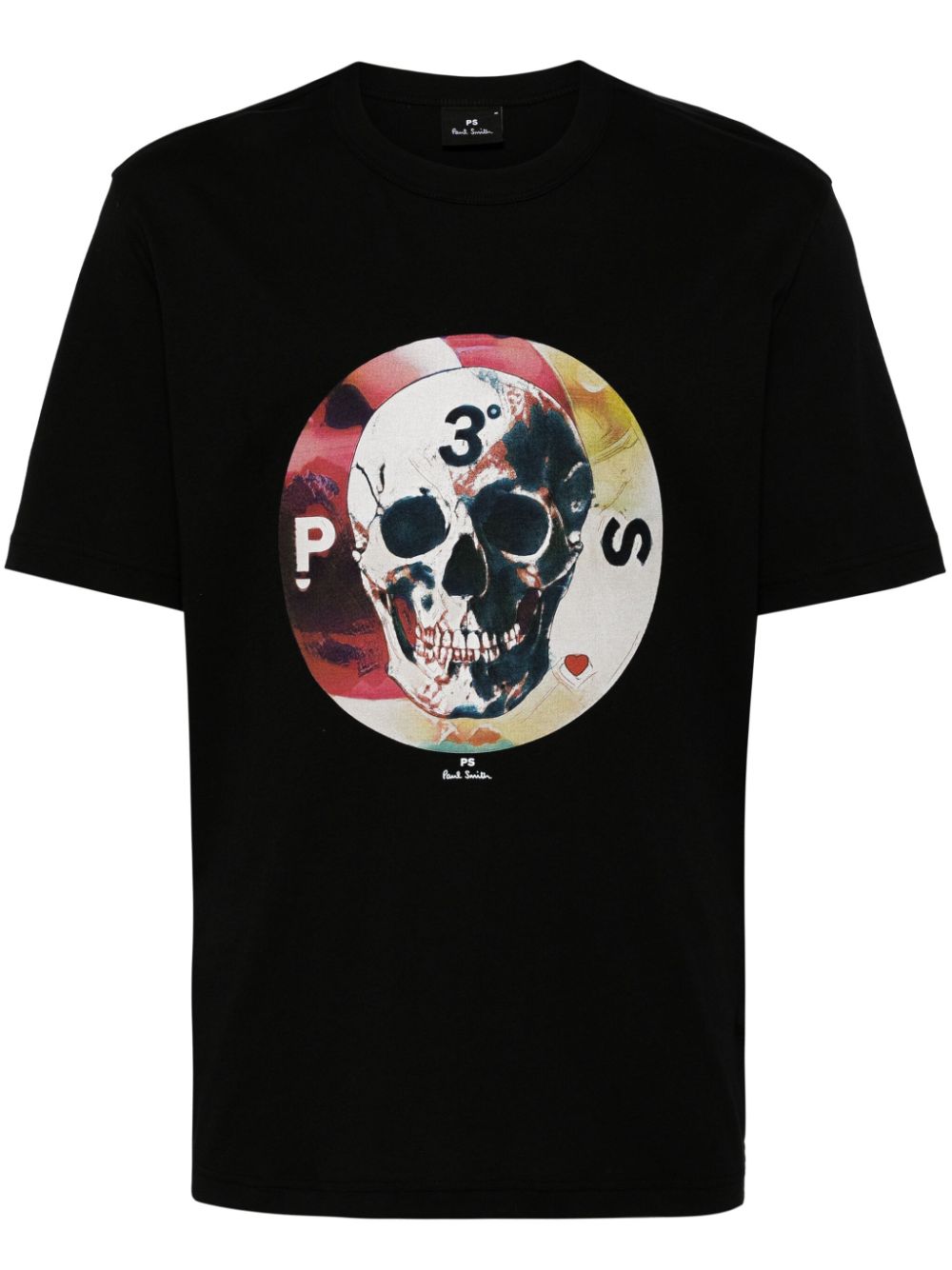 PS graphic-printed black t-shirt