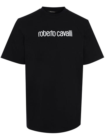 Brand logo-print Oversized T-shirt Black