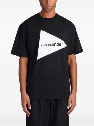 and Wander logo-print Unisex Oversized T-shirt