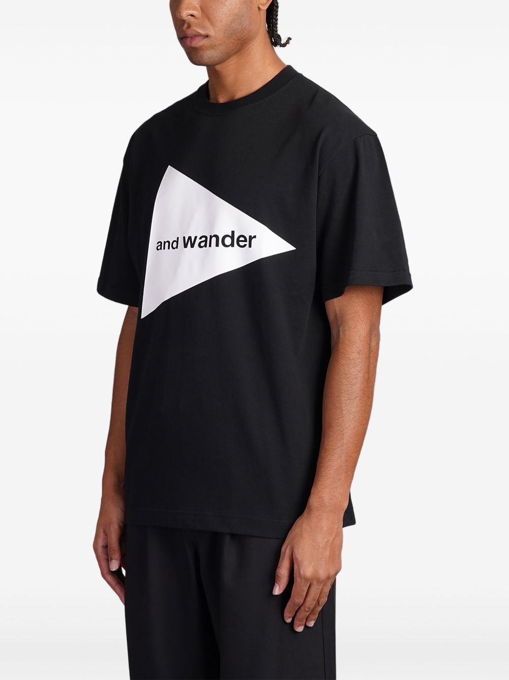 and Wander logo-print Unisex Oversized T-shirt