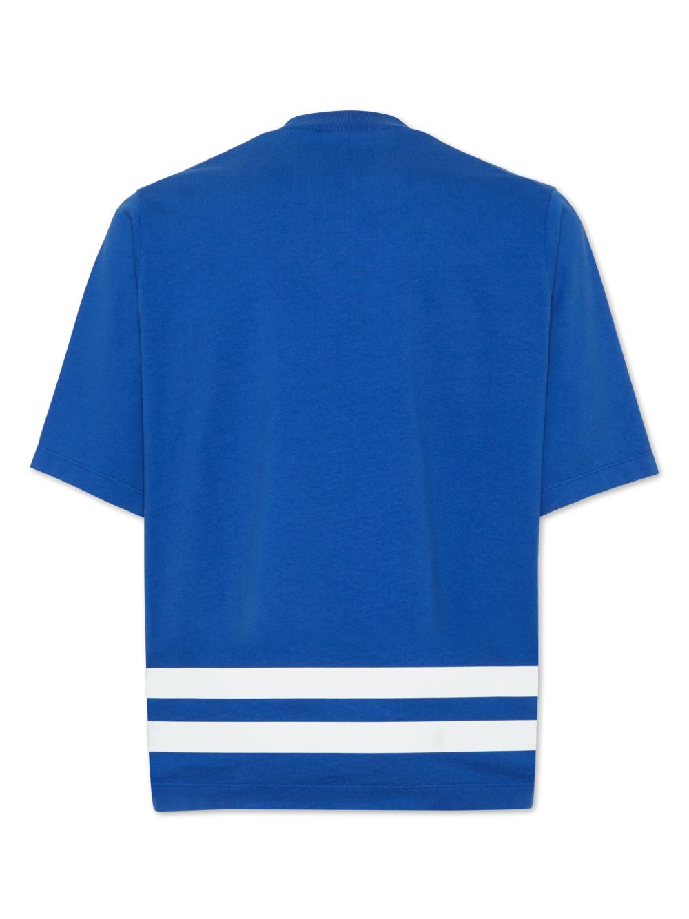 Brand logo-print Blue T-shirt