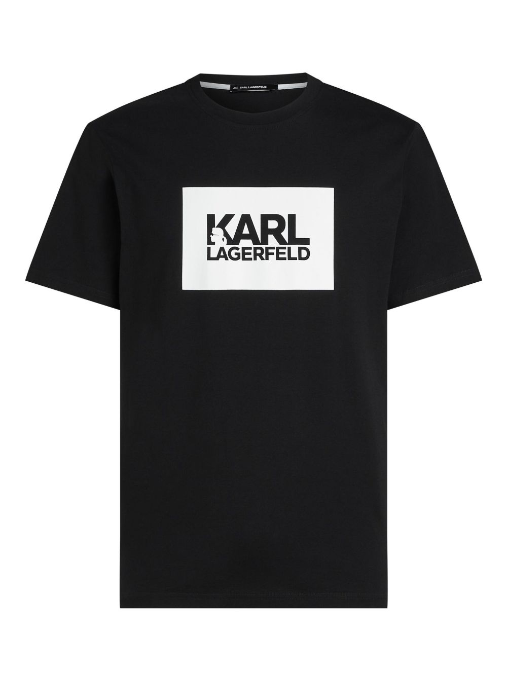 Brand logo high quality print t-shirt Black