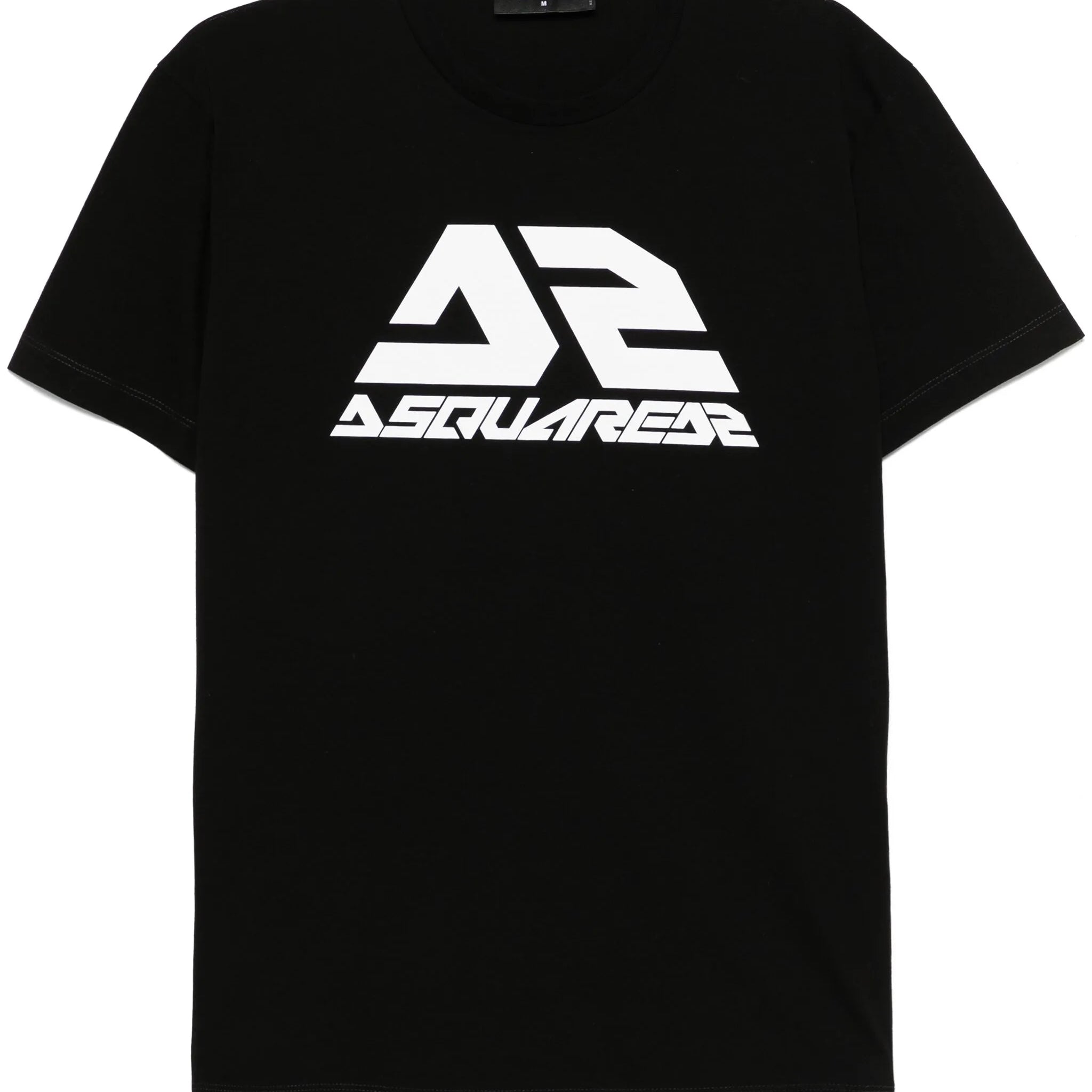 Brand iconic Logo-printed Black T-shirt