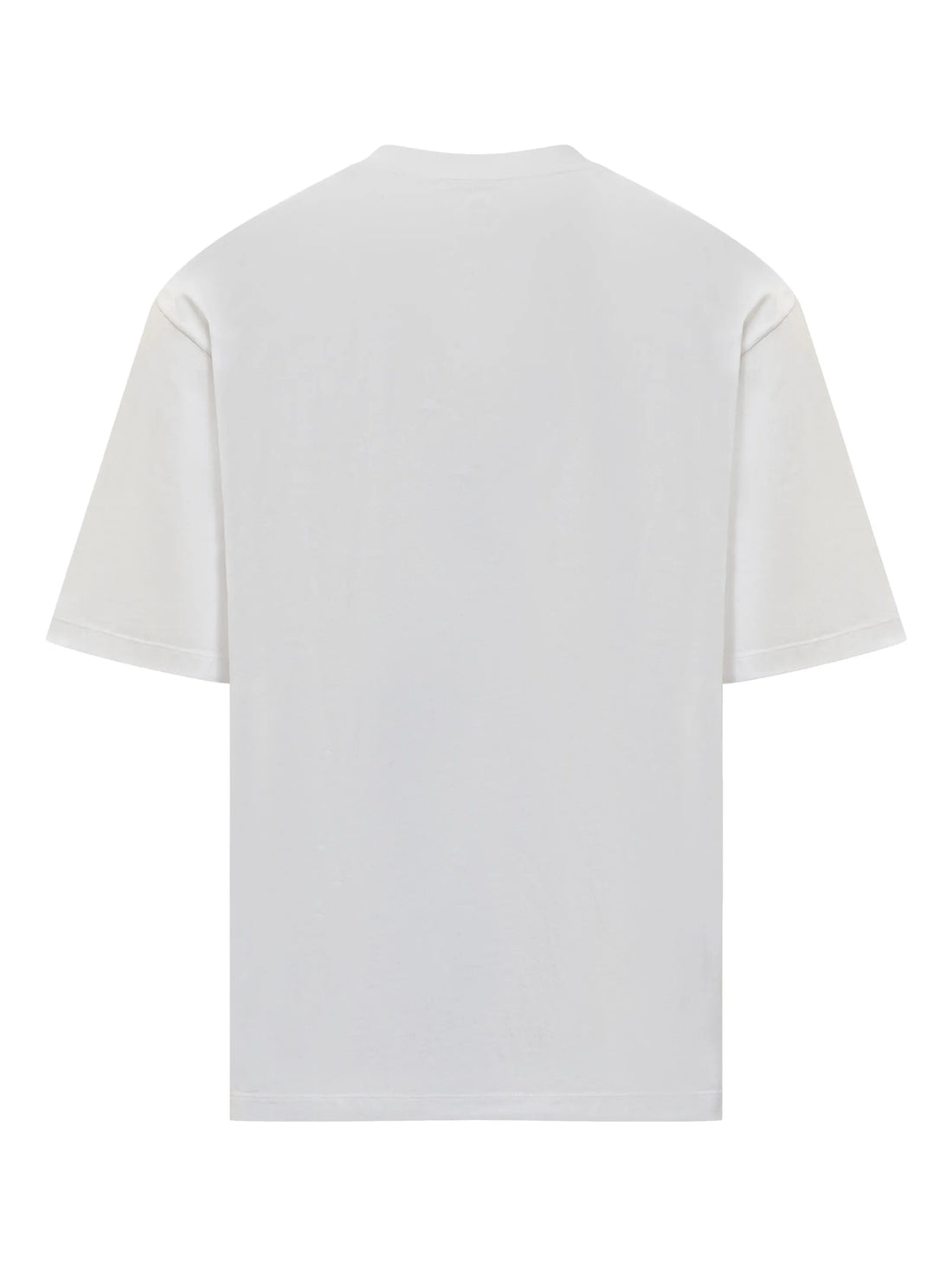 Graphic-print Oversized Fit White T-shirt
