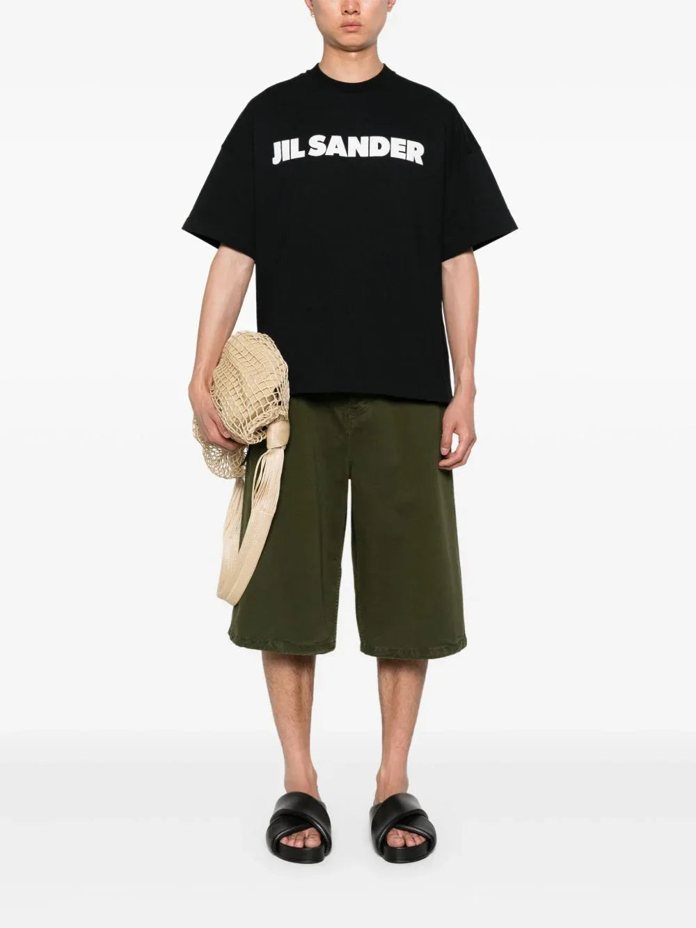 Jil Sander logo-print oversized T-shirt