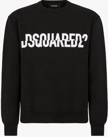Layered Typography Graphic Sweatshirt
