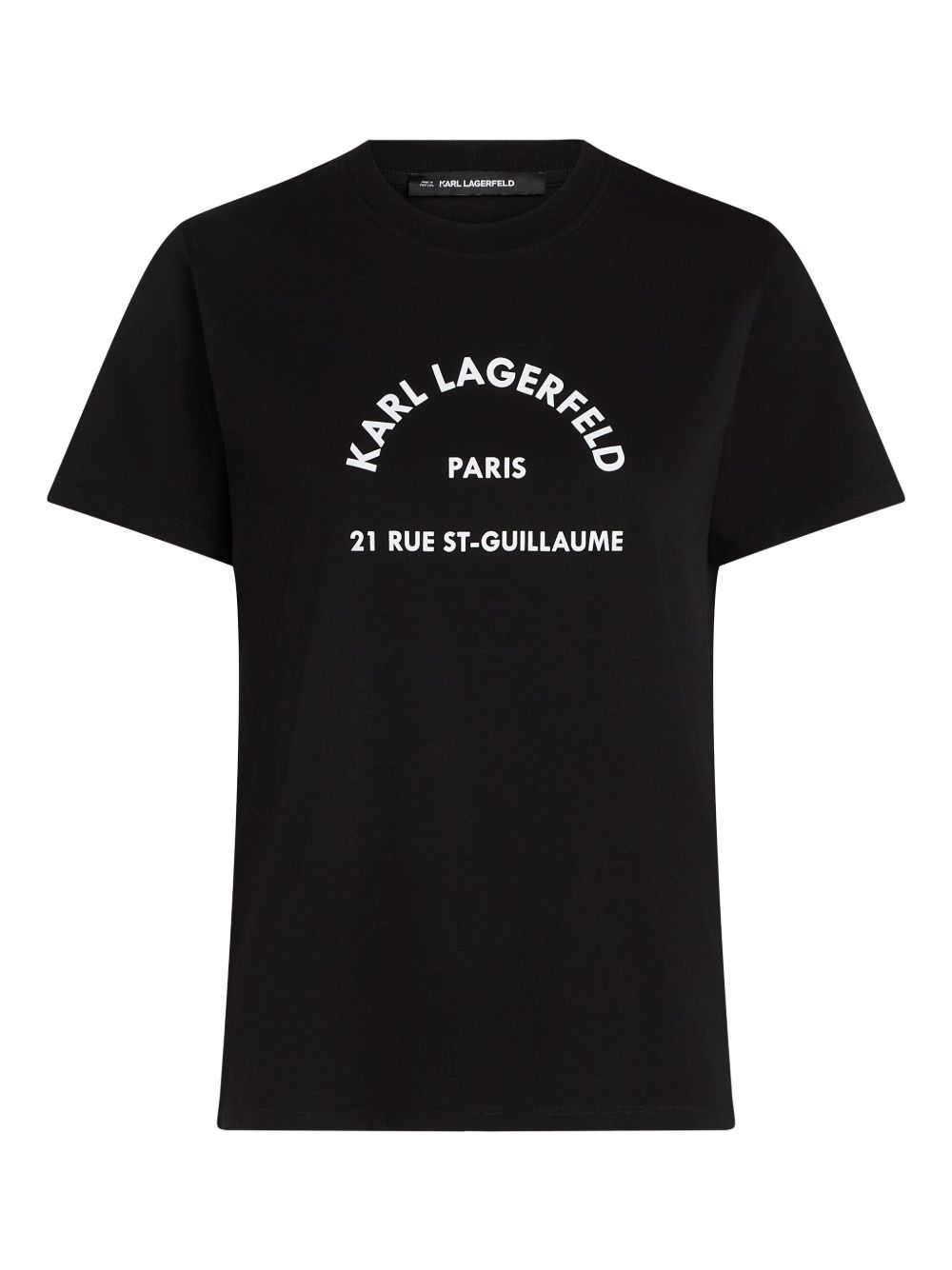 Rue St-Guillaume Black t-shirt