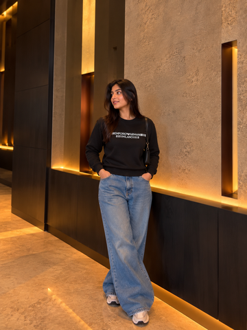 Milano Barcode Cotton Sweatshirt