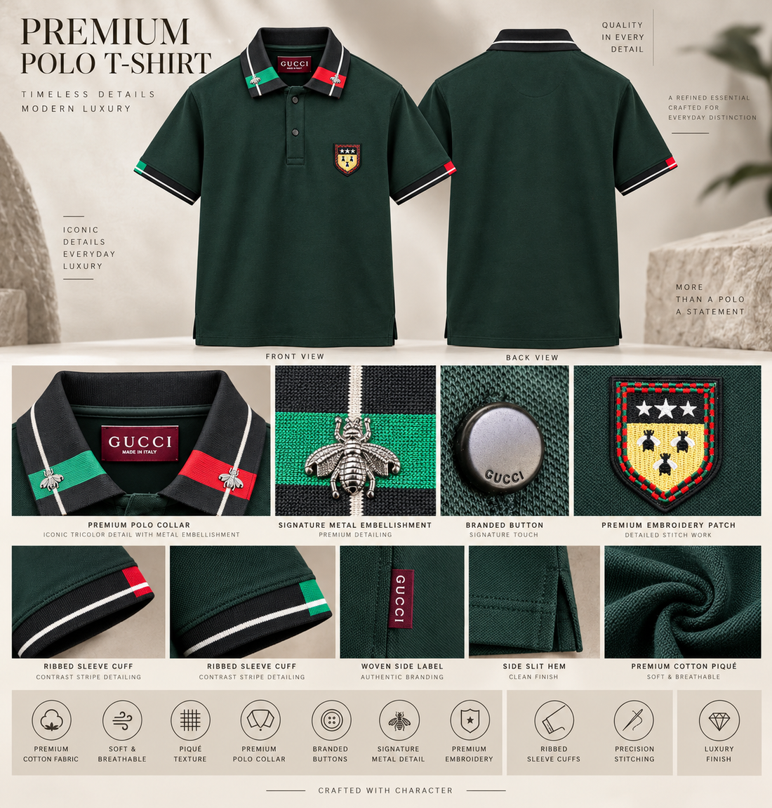 Emerald Crest Signature Polo