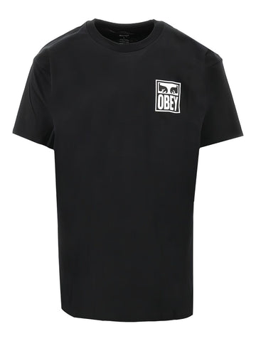 Obey black cotton T-shirt