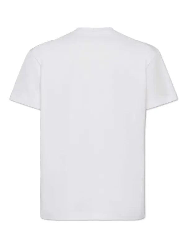 Unisex graphic-print cotton t-shirt - white