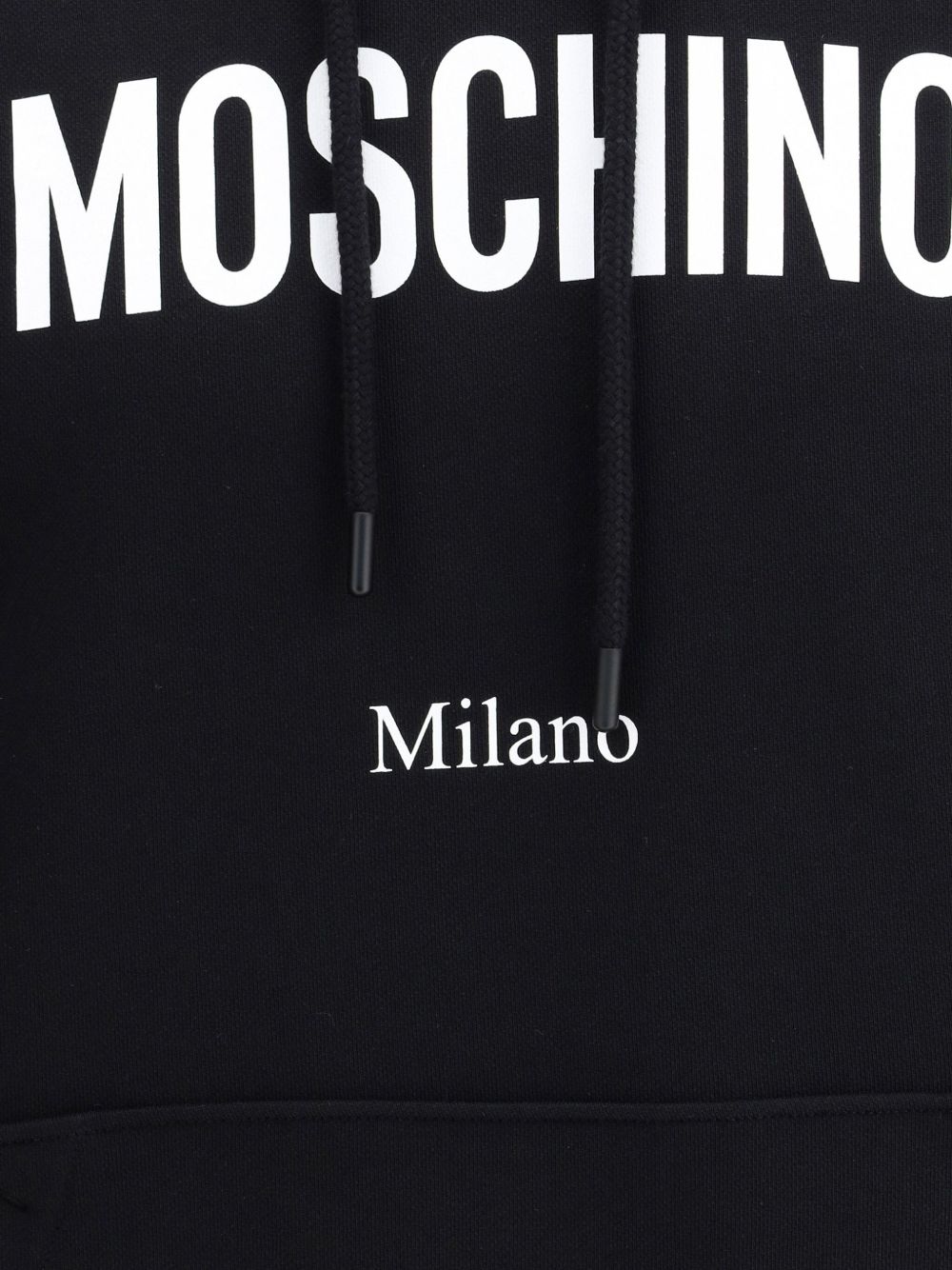 New Season  Moschino logo-print hoodie