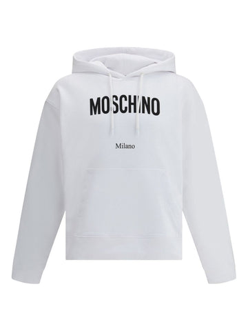 New Season  Moschino logo-print hoodie