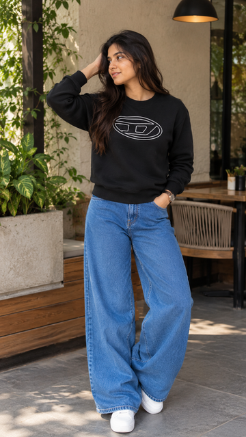 Onyx Orbit Emblem Sweatshirt