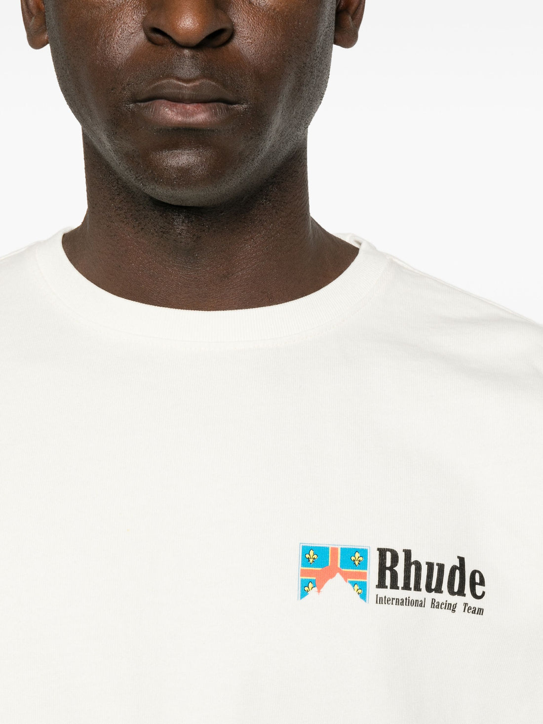 Ivory Crest Oversized Tee