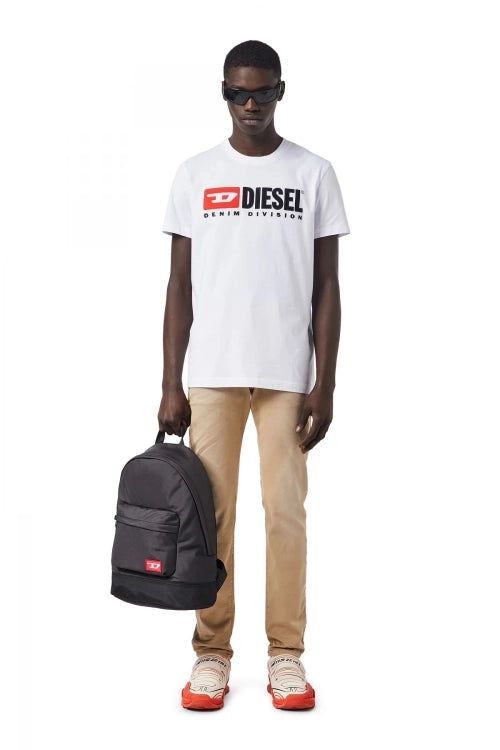 BRAND LOGO T-DIEGOR-DIV MAGLIETTA WHITE