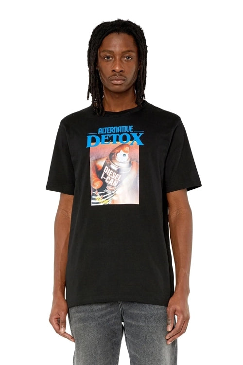 DETOX T-JUST-G4 MAGLIETTA BLACK T-SHIRT