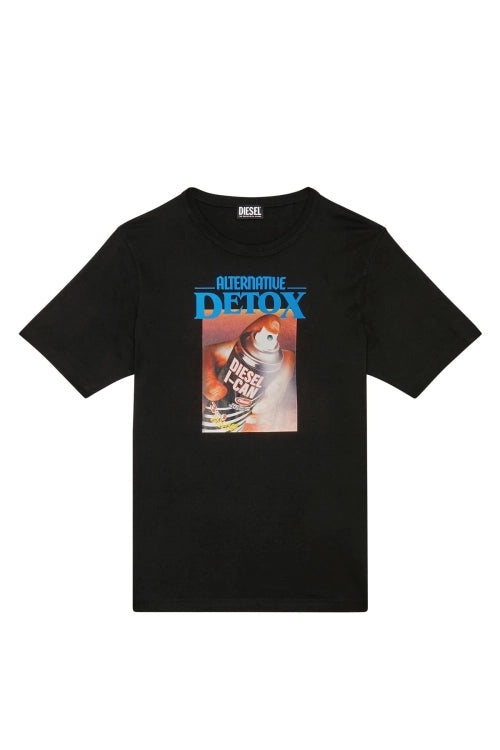DETOX T-JUST-G4 MAGLIETTA BLACK T-SHIRT