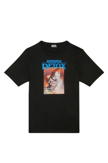 DETOX T-JUST-G4 MAGLIETTA BLACK T-SHIRT
