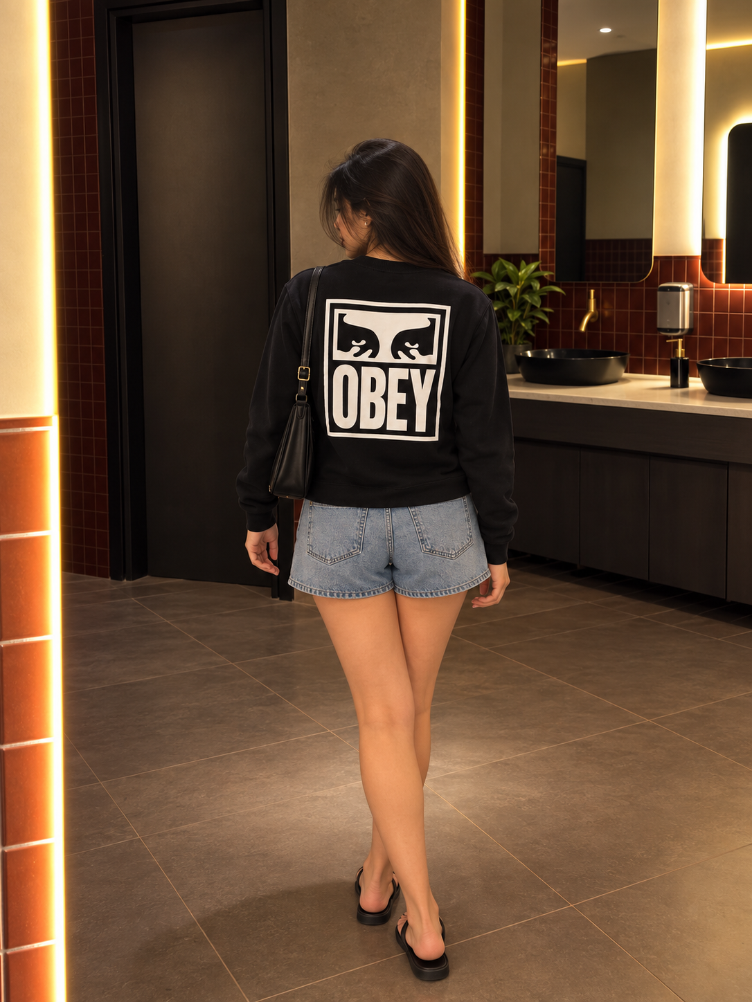 Rebel Emblem Cotton Sweatshirt