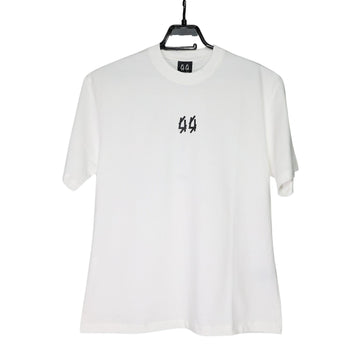 44 LABEL GROUP logo-print cotton white Oversized T-shirt
