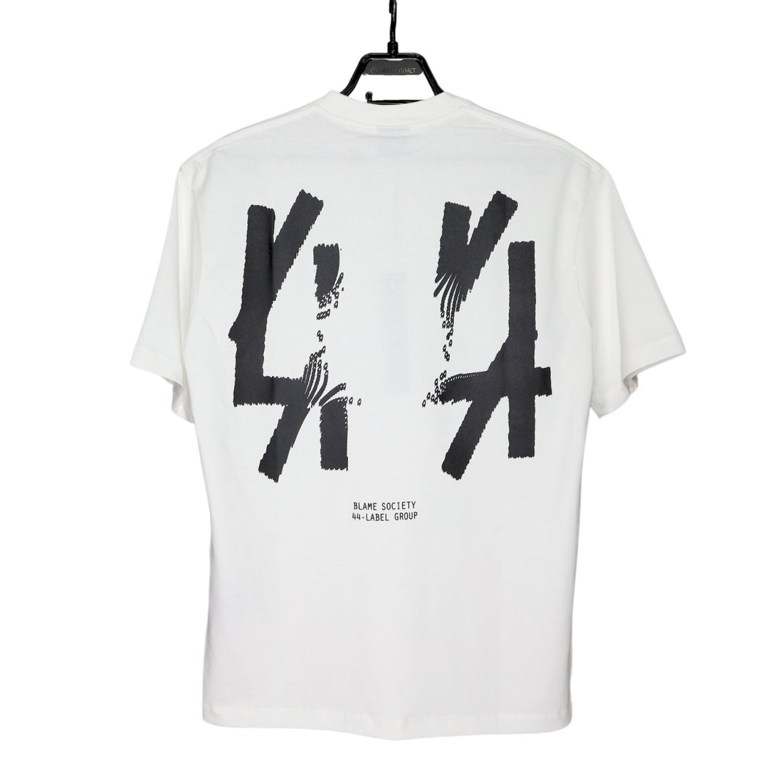 44 LABEL GROUP logo-print cotton white Oversized T-shirt