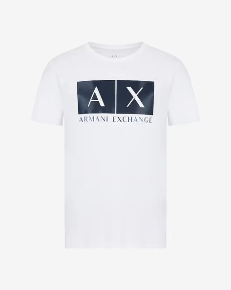 Cool and sexy Logo Print Regular Fit Crew-Neck T-Shirt | M