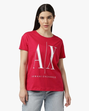 Icon Logo Print Boyfriend Fit T-Shirt