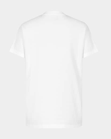 Co-ordinate Boyfriend Brand Print Crew-Neck Unisex T-shirt - White
