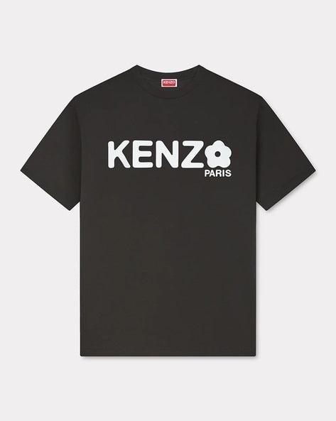 Men Boke 2.0 Cotton Oversized Black T-Shirt