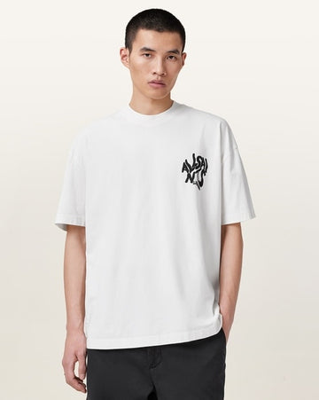 Orlando Cotton Oversized Crew-Neck T-Shirt White