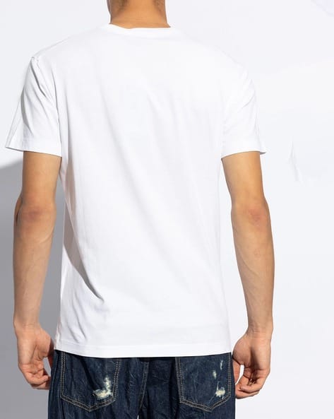 Logo Print Regular Fit Cotton T-Shirt