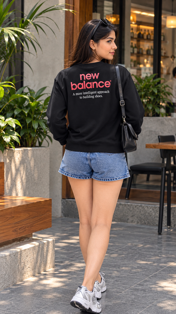 Crimson Motion Cotton Sweatshirt