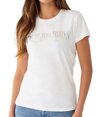 Brand's White True Logo T-Shirt